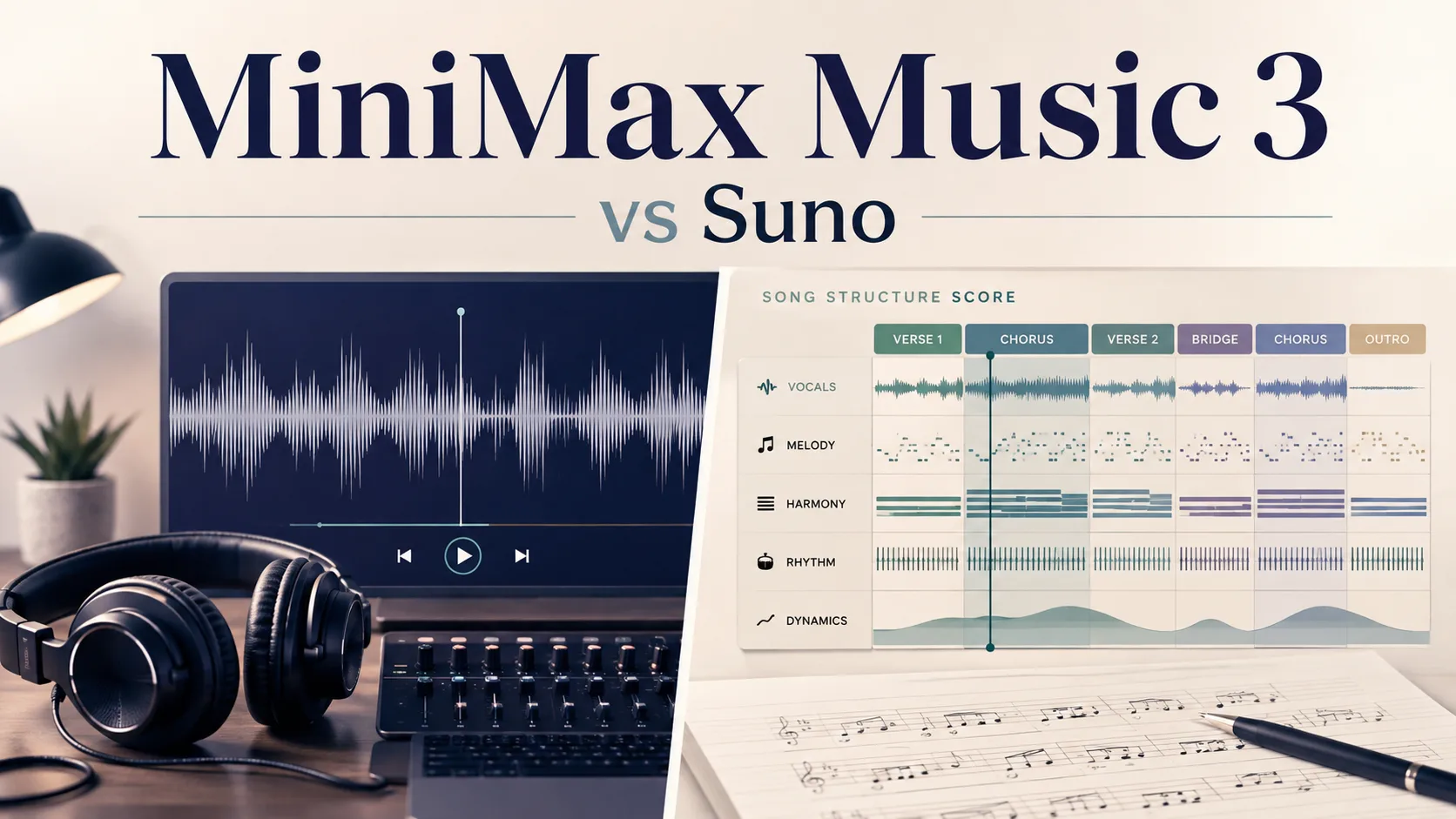 MiniMax Music 3 vs Suno: Welche KI-Musik-Aufgabe passt?